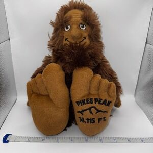 Sasquatch Bigfoot Yeti Plush Pikes Peak Colorado Stuffed Animal House Souvenir